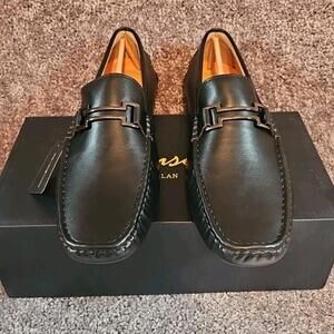 Men's Jousen Black Soft Penny Loafer. NWB. Size 12. Amy801.